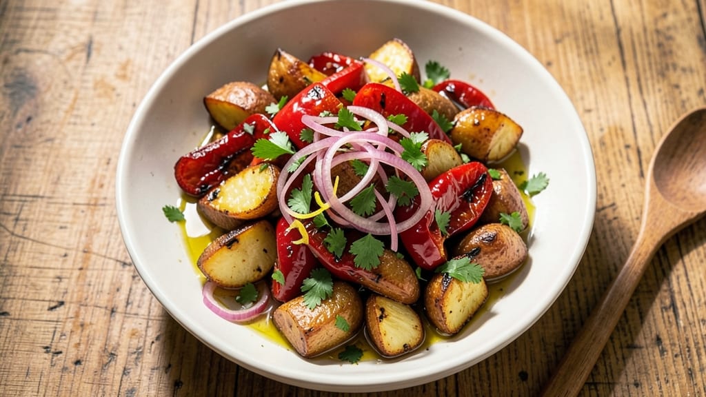 Sweet Peppers Potato Salad Copycat Recipe: Smoky Paprika Crunch With Zero Mayo Cling