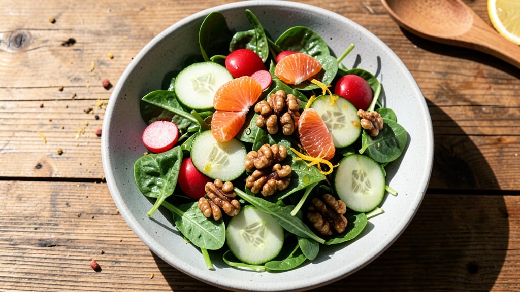 Cleansing Salad Recipe: Detoxifying Greens with Zesty Lemon-Tahini Dressing