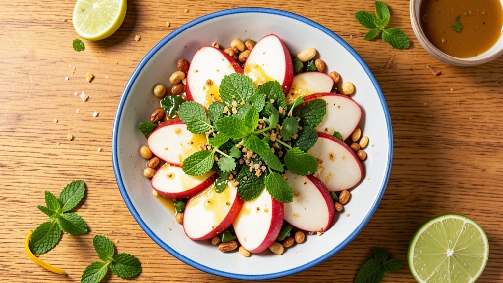 Thai Apple Salad Recipe: Sweet-Spicy Crunch With Tangy Lime Dressing
