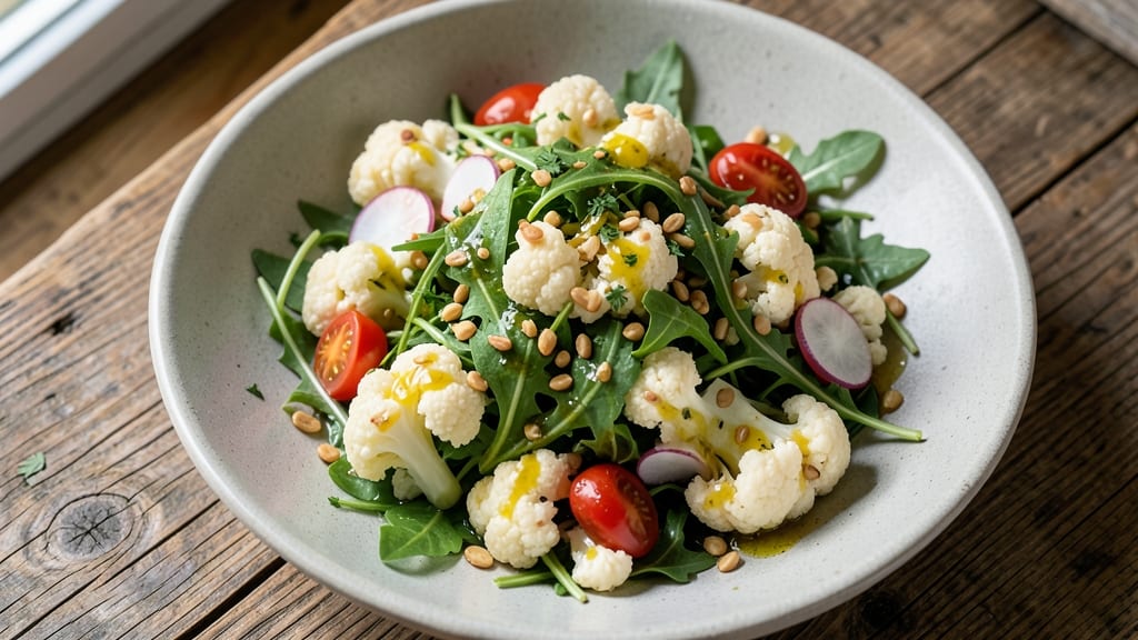 24 Hour Salad Recipe With Cauliflower: Crunchy Crowns Stay Fresh for Days