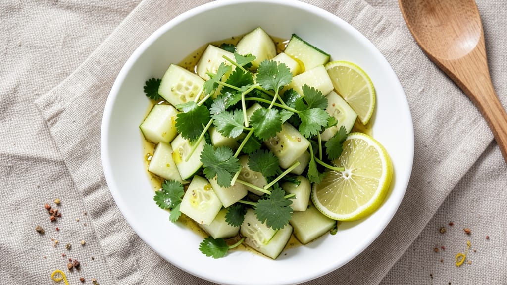 Cilantro Lime Cucumber Salad Recipe: Zesty Brightness in 15 Minutes