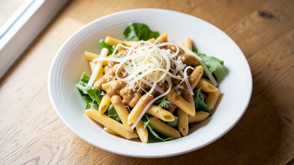 Cesar Pasta Salad Recipe: Crisp Celery Crowns and Smoky Parmesan Twist