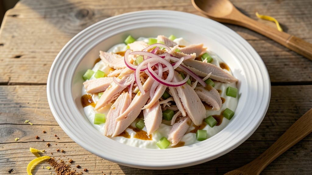 Chick Scotty's Chicken Salad Recipe: Celery Crown Crunch With Zero Mayo Cling