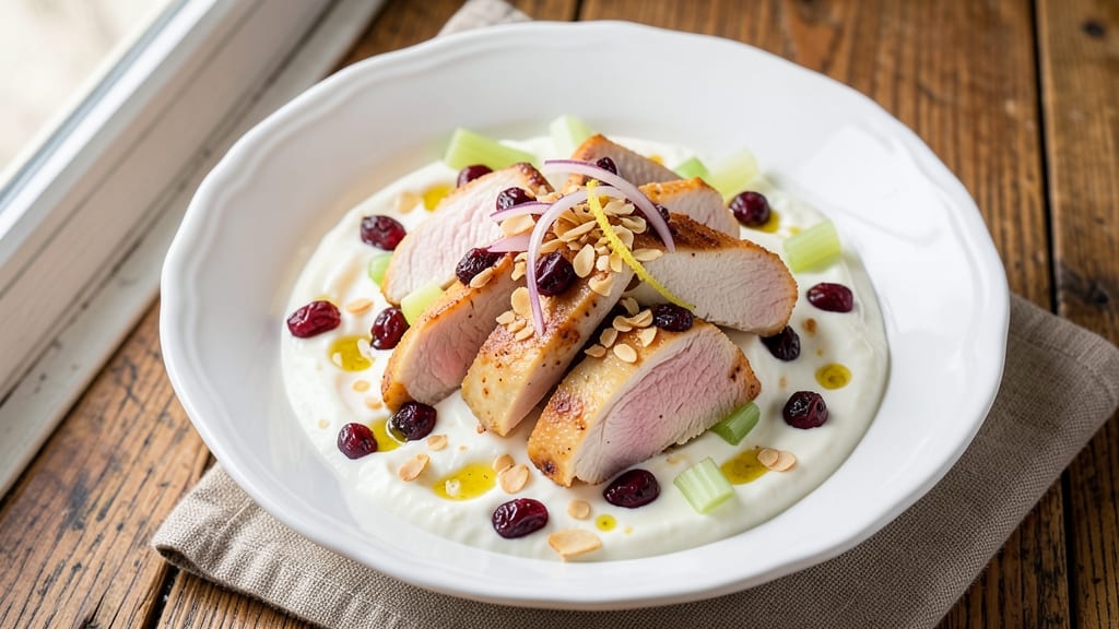 Chicken Salad Recipe With Greek Yogurt and Cranberries: Tart-Sweet Balance Without Mayo Cling
