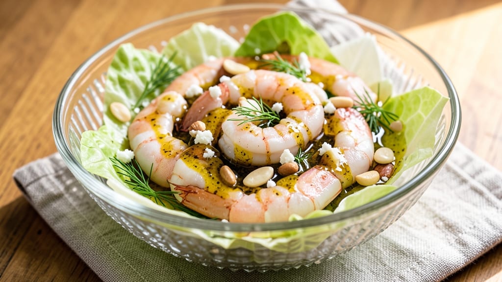 Cold Prawn Salad Recipe: Crisp Celery Crowns and Zesty Lemon-Dill Twist