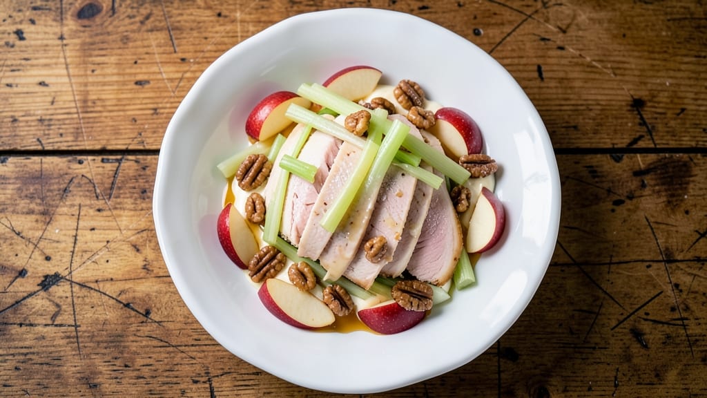 Wendy's Apple Pecan Chicken Salad Recipe: Crunchy Celery Crowns and Nutty Sweetness