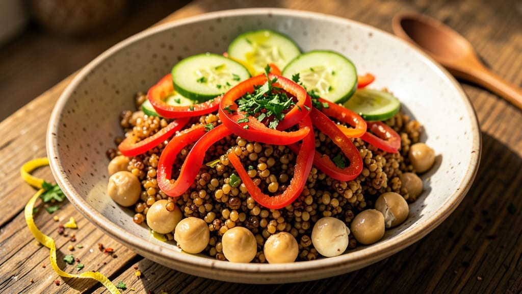 Chickpea Couscous Salad Recipe: Bright Herb and Citrus Flavor in 20 Minutes