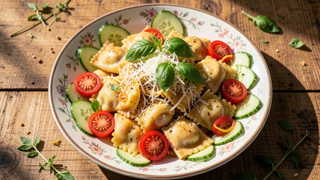Cheese Ravioli Pasta Salad Recipe: Creamy Parmesan and Herb-Packed Bites