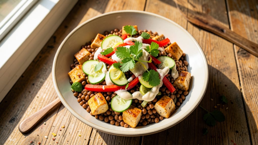 Cold Red Lentil Salad Recipe: Earthy Protein-Packed Meal Prep in 15 Minutes