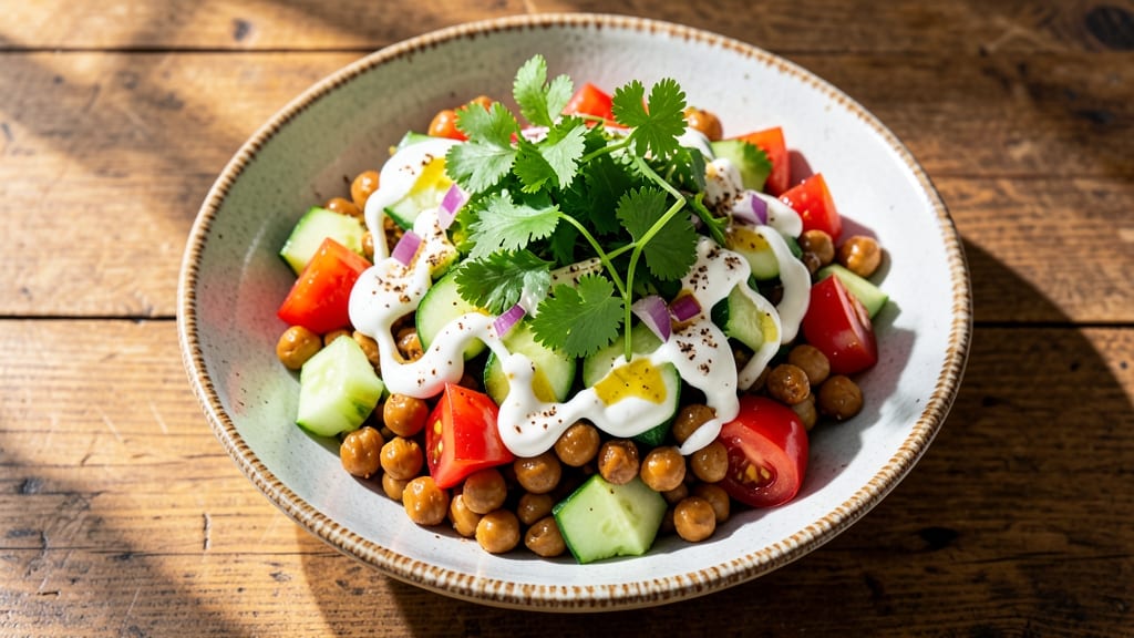 Chole Salad Recipe: Creamy Herb Cheese Crunch With Zero Mayo Cling