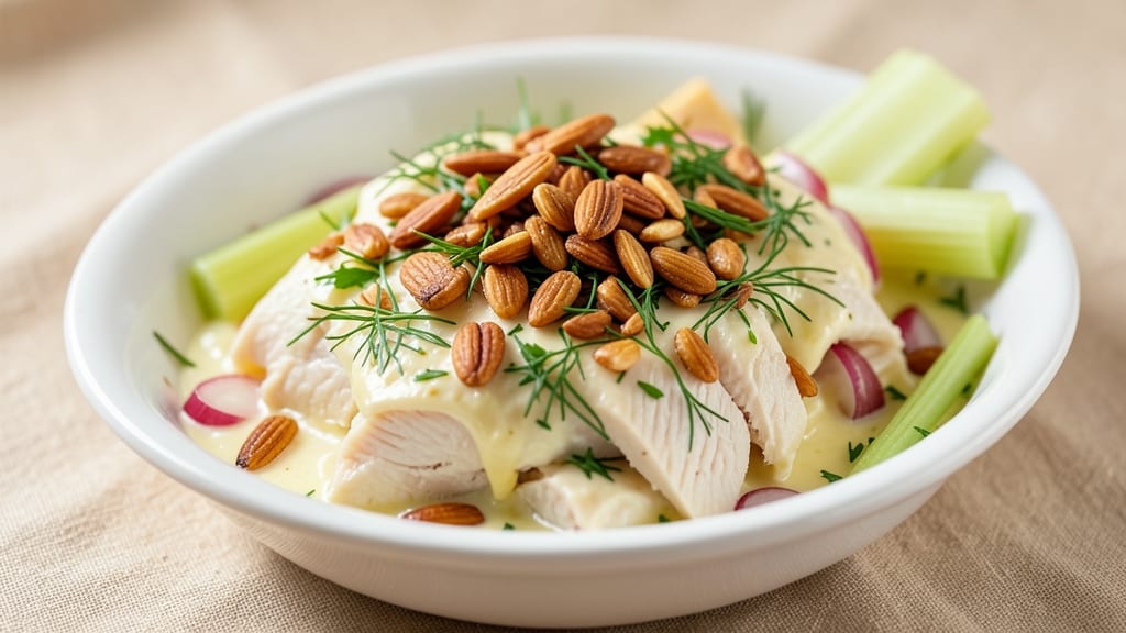 Chicken Salad Sandwich Filling Recipe: Herb-Forward Crunch With No Mayo Cling
