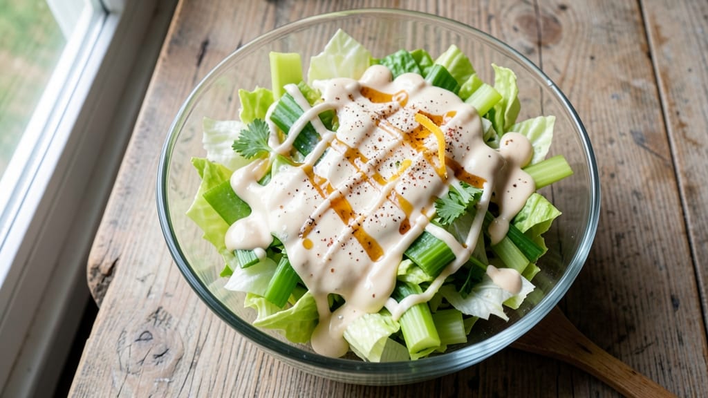 7 up Salad Recipe with Cream Cheese: Celery Crown Crunch and Smoky Herb Cream Cheese Twist