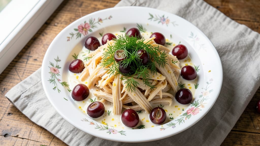 Chicken Salad Recipe With Dill and Grapes: Sweet-Tart Bite Meets Herb-Infused Crunch