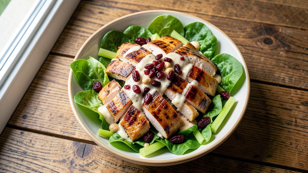 Claim Jumper Cashew Chicken Salad Recipe: Crisp Celery Crowns and Smoky Chipotle Cream Cheese Fusion