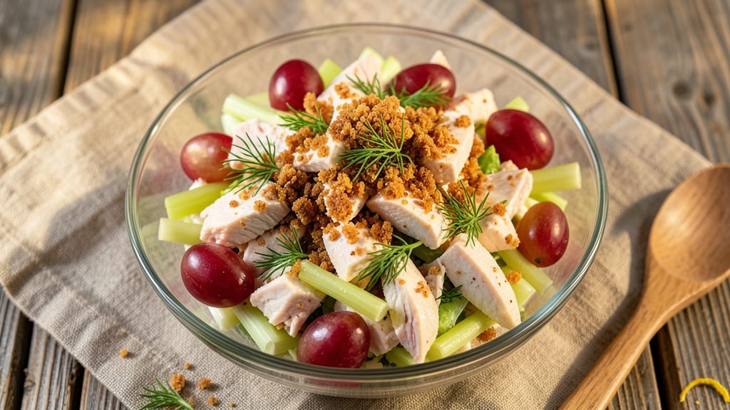 Chicken Salad Appetizer Recipe: Herb-Infused Bites With Zero Mayo Cling