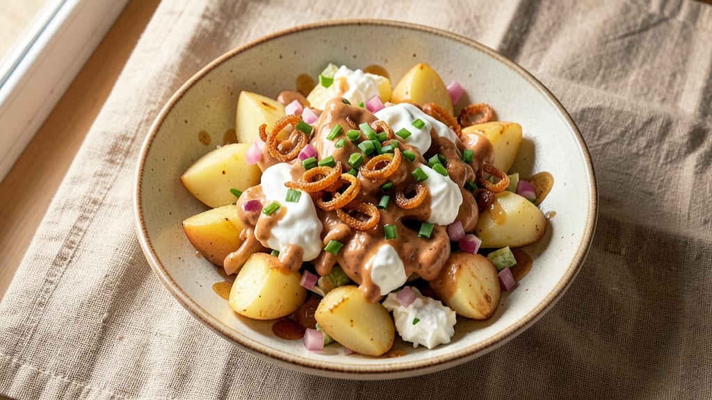 17th Street Potato Salad Recipe: Smoky Chipotle Cream Cheese Crunch