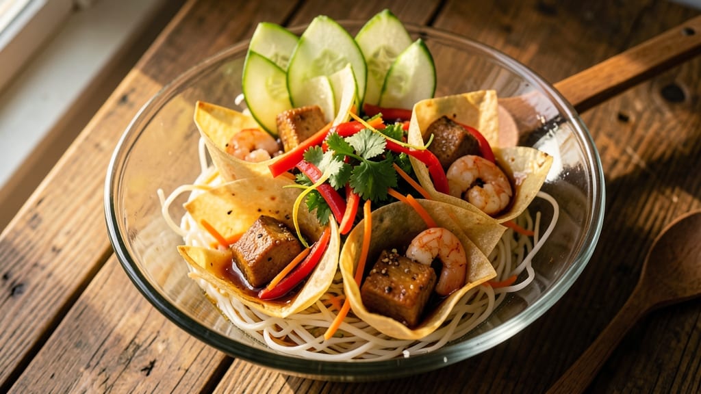 Vietnamese Egg Roll Salad Recipe: Crispy Rice Paper Wraps With Zingy Fish Sauce Dressing