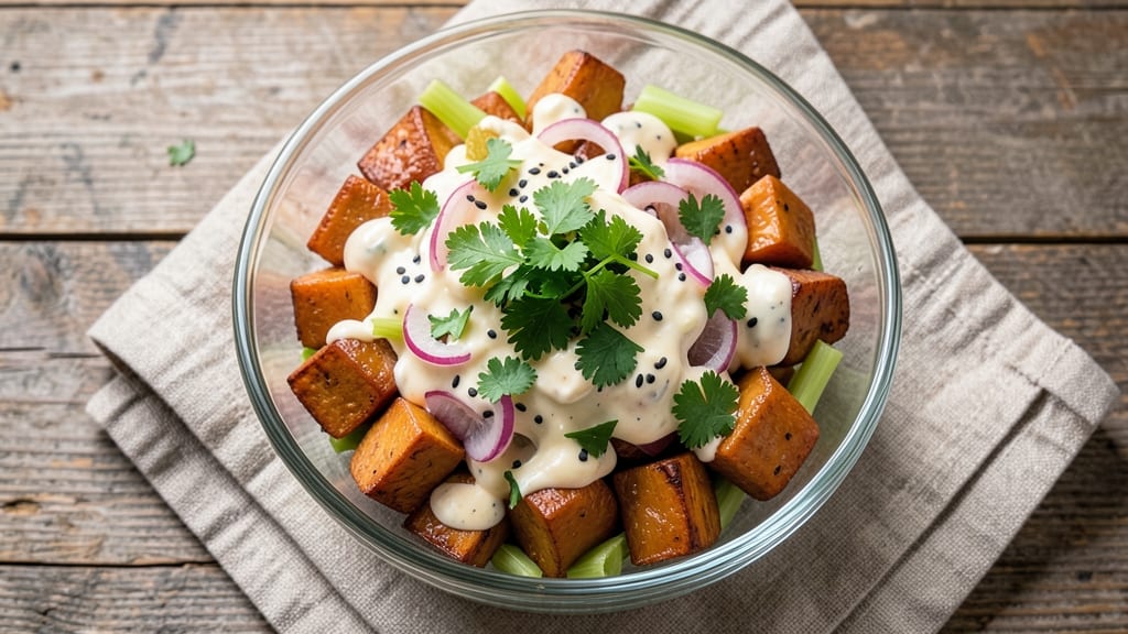 Cold Sweet Potato Salad Recipe With Mayonnaise: Creamy, Sweet, and Crunchy Crowd-Pleaser