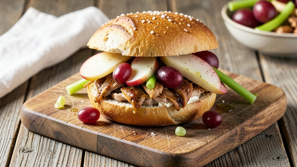 Chicken Fruit Salad Sandwich Recipe: Crisp Celery Crowns and Juicy Protein Fusion