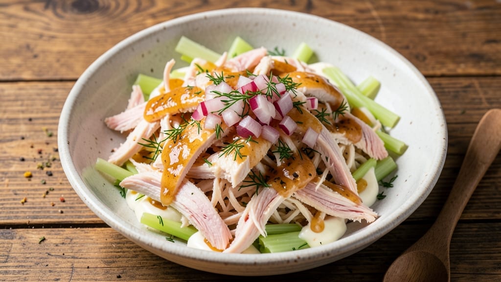 Chicken Salad Recipe With Vinegar and Sugar: Sweet-Tart Balance That Stays Fresh for Days