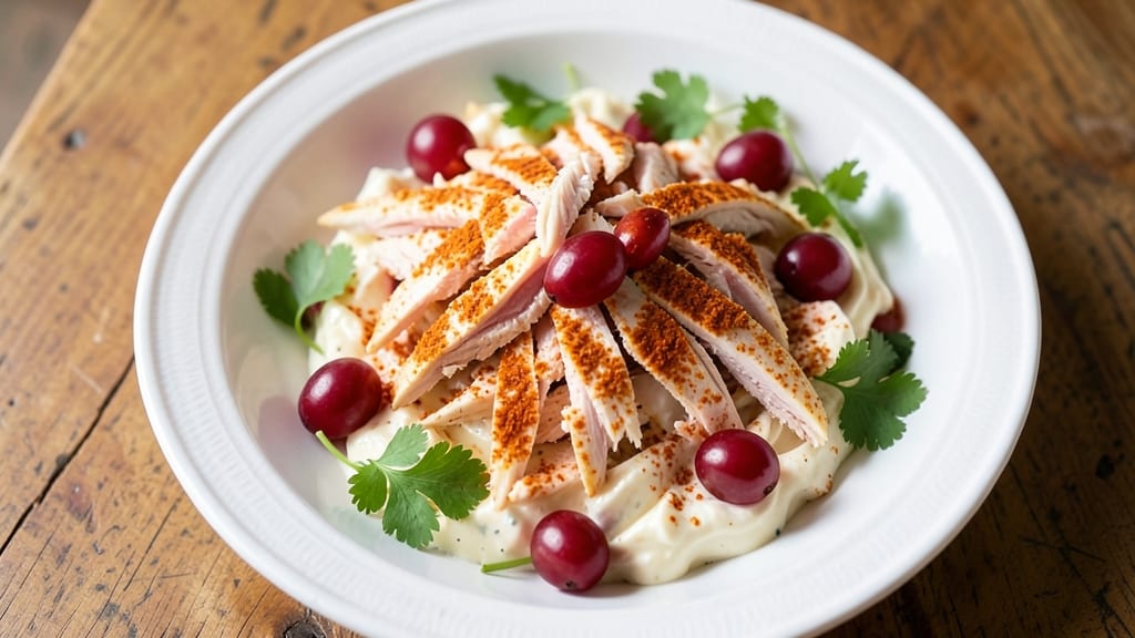 Chicken Salad Recipe With Grapes and Curry Powder: Sweet-Tart Crunch Meets Warm Spice Magic