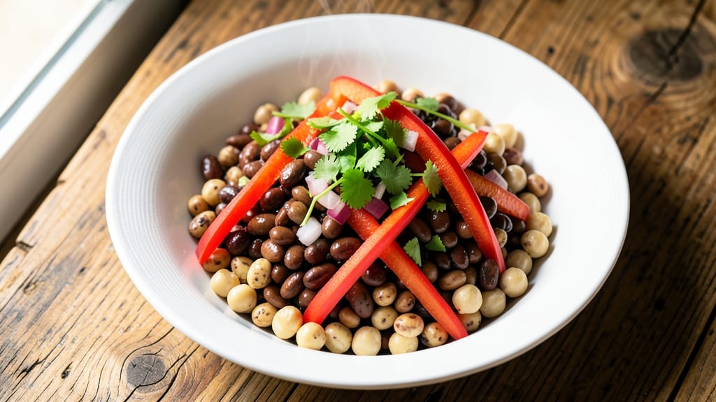 Tangy Bean Salad Recipe: Zesty Lime and Cumin Crunch in 15 Minutes