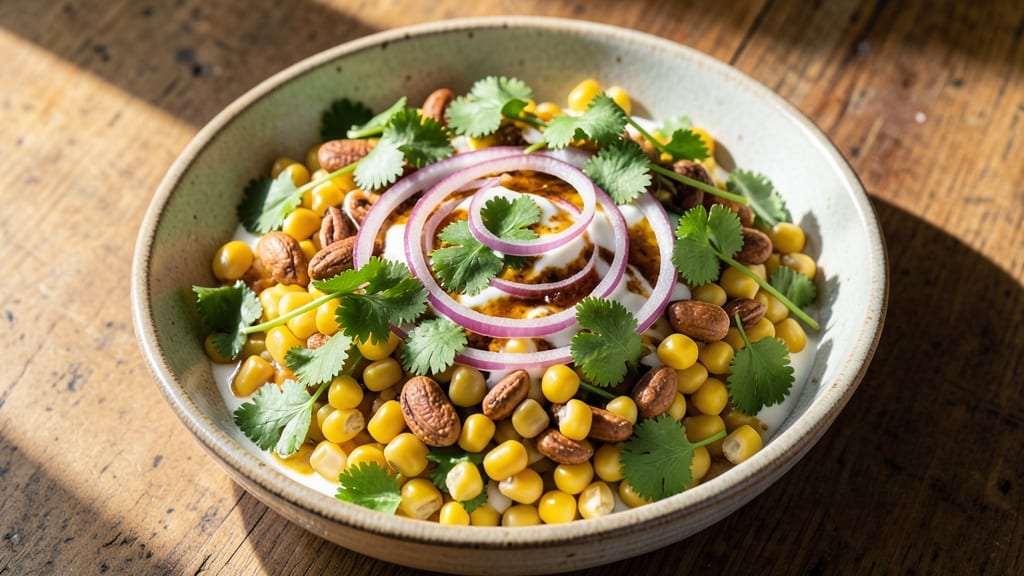 Sweet Corn Salad Indian Recipe: Spiced Yogurt and Peanut Crunch Fusion