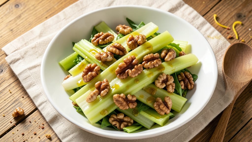 Celery and Walnut Salad Recipe: Crunchy Stems with Toasted Nutty Depth