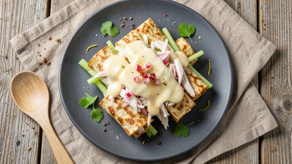Chicken Salad Roll-Ups Recipe: Crisp Celery Crowns Wrapped in Flaky Tortillas