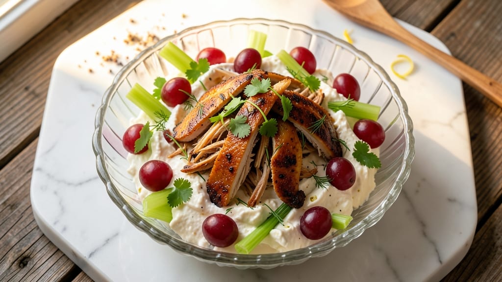 Chicken Salad Recipe With Cream Cheese and Grapes: Sweet-Tart Bite That Stays Fresh for Days