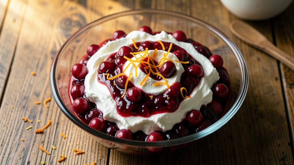 Classic Cranberry Salad Recipe: Celery Crowns Stay Crisp With Bright Tart Zing
