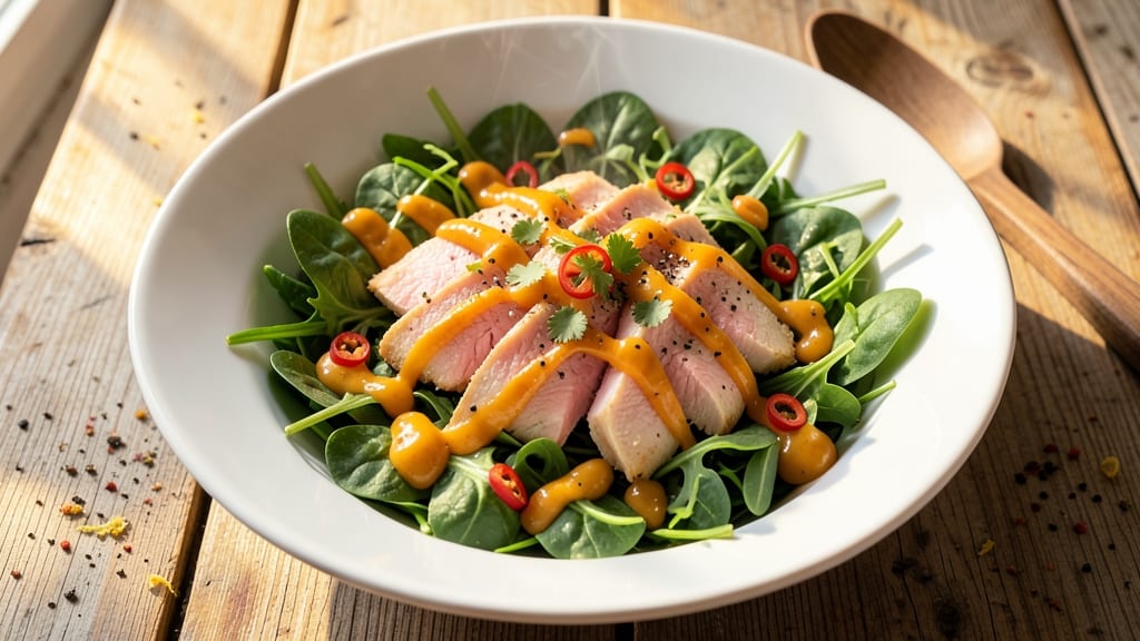 Chicken Salad With Mango Chutney Recipe: Tropical Sweetness Meets Crisp Protein Bites