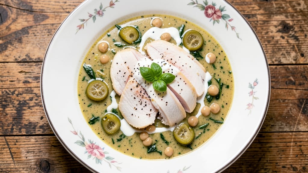 Chicken Salad Chick Chicken Artichoke Florentine Soup Recipe: Velvety Spinach and Chickpea Luxe