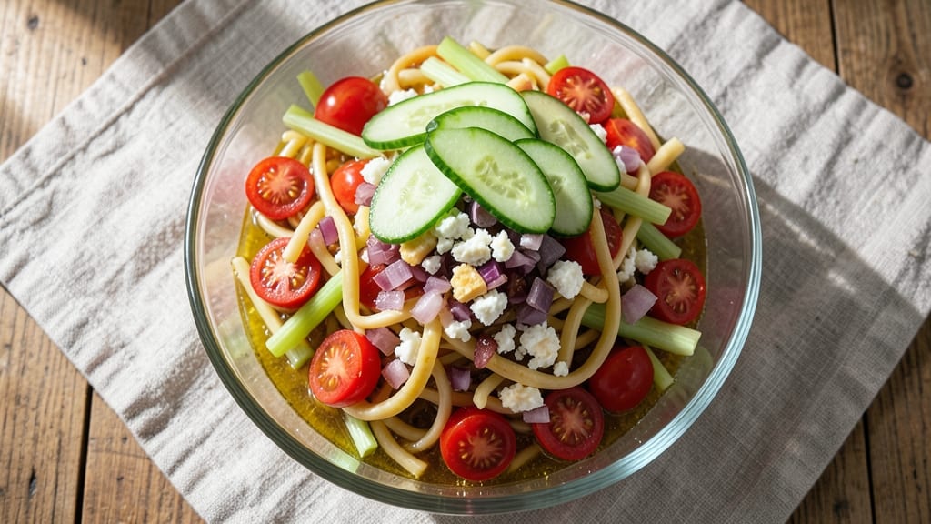 Alison Roman's Pasta Salad Recipe: Celery Crowns Stay Crisp for Hours