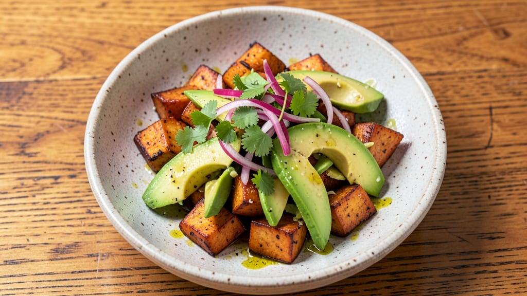 Sweet Potato and Avocado Salad Recipe: Roasted Sweetness Meets Creamy Avocado Freshness