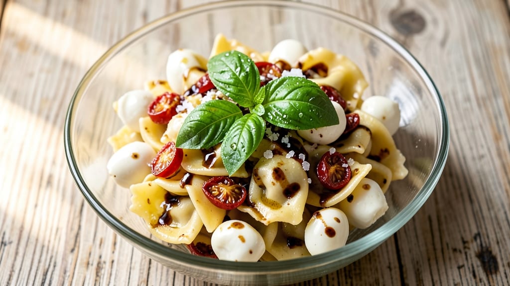 Caprese Tortellini Salad Recipe: Sun-Dried Tomato and Basil Pasta Bites