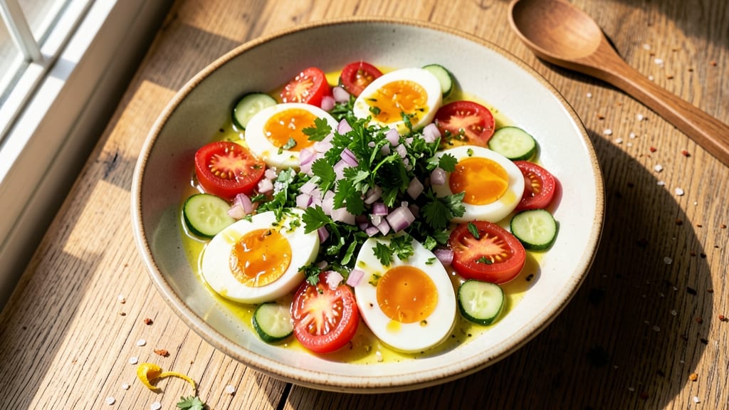 Tunisian Egg Salad Recipe: Harissa-Kissed Creaminess Without Mayo Cling
