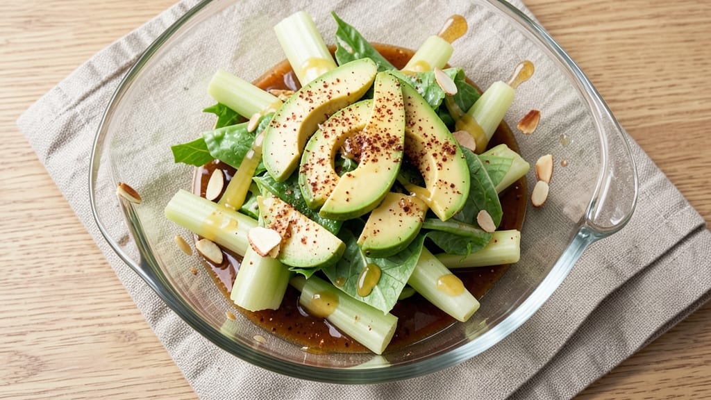 Carmel Spa Celery Salad Recipe: Crisp Celery Crowns With Smoky Maple-Dijon Dressing