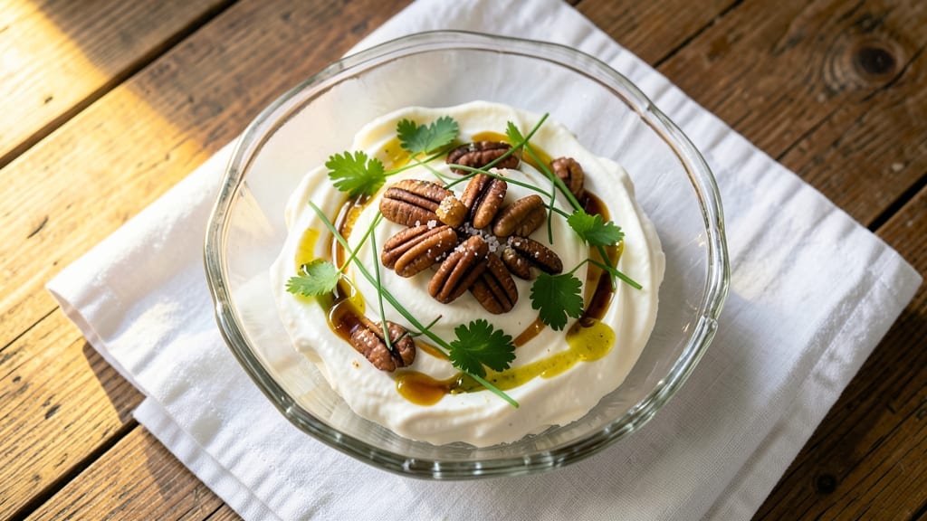 Christmas Spoon Salad Recipe: Festive Herb Cream Cheese Crunch Without Mayo Cling