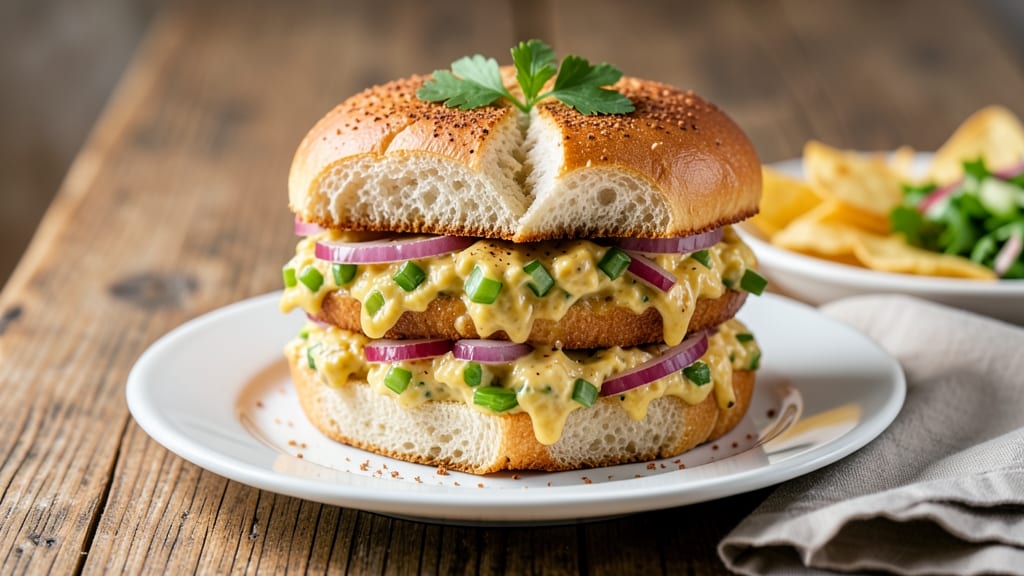 Amazing Egg Salad Sandwich Recipe: Fluffy Yolk Texture That Stays Fresh All Day