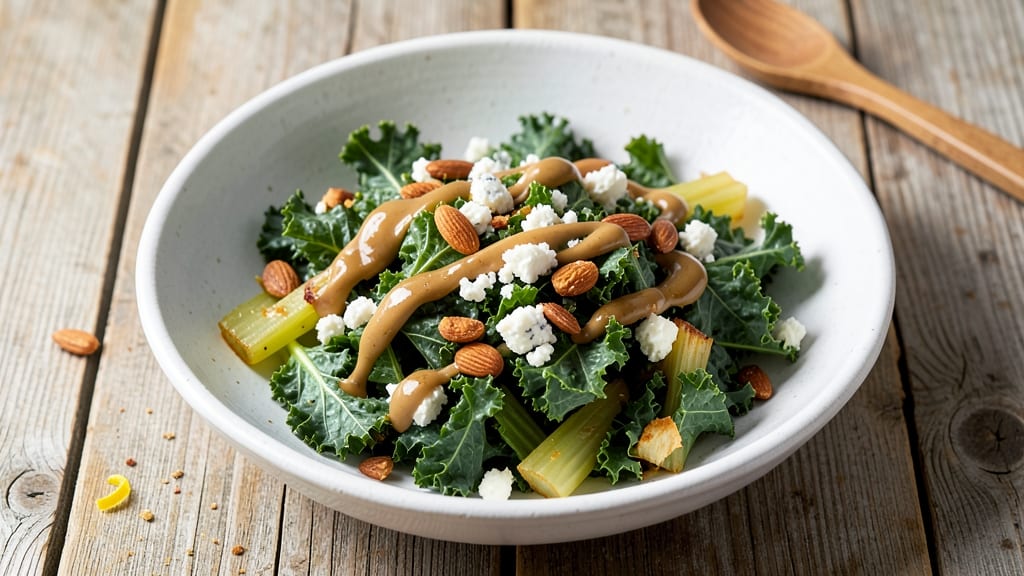 City Bakery Kale Salad Recipe: Crispy Celery Crowns and Nutty Tahini Dressing