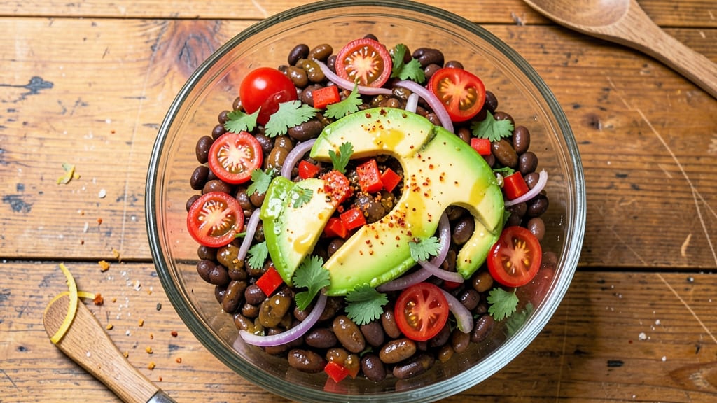 Zesty Black Bean Salad Recipe: Bright Lime and Cilantro Zing