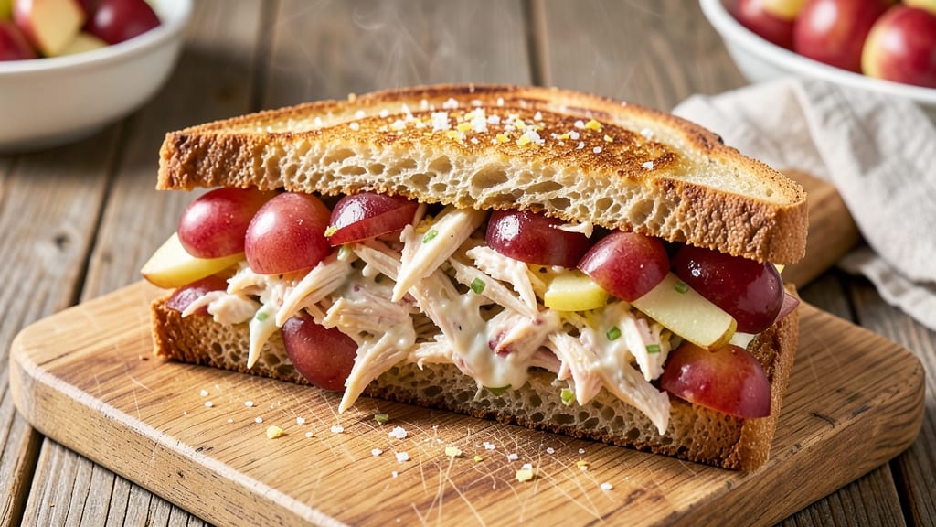 Chicken Salad Sandwich Recipe with Grapes and Apples: Balanced Sweet-Savory Crunch in 15 Minutes