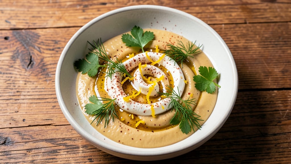 Albasha Salad Dressing Recipe: Smoky Herb Cream Cheese With Celery Crown Crunch
