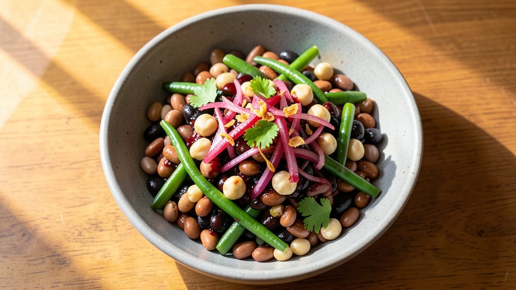 5 Bean Salad Recipe With Red Wine Vinegar: Bright and Tangy Crowd-Pleaser