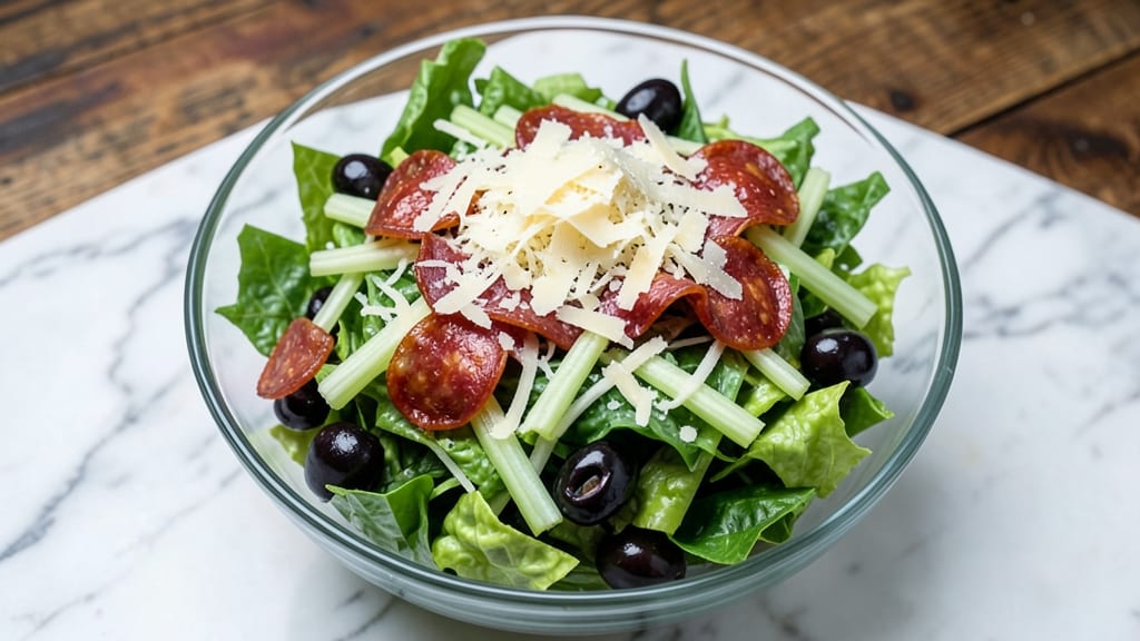 Chicago Chopped Salad Recipe: Crisp Celery Crowns and Smoky Herb Dressing Balance