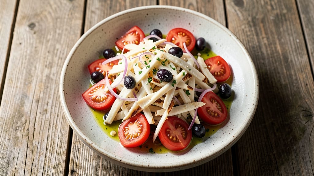 Cold Baccala Salad Recipe: Preserved Cod and Citrus Brightness