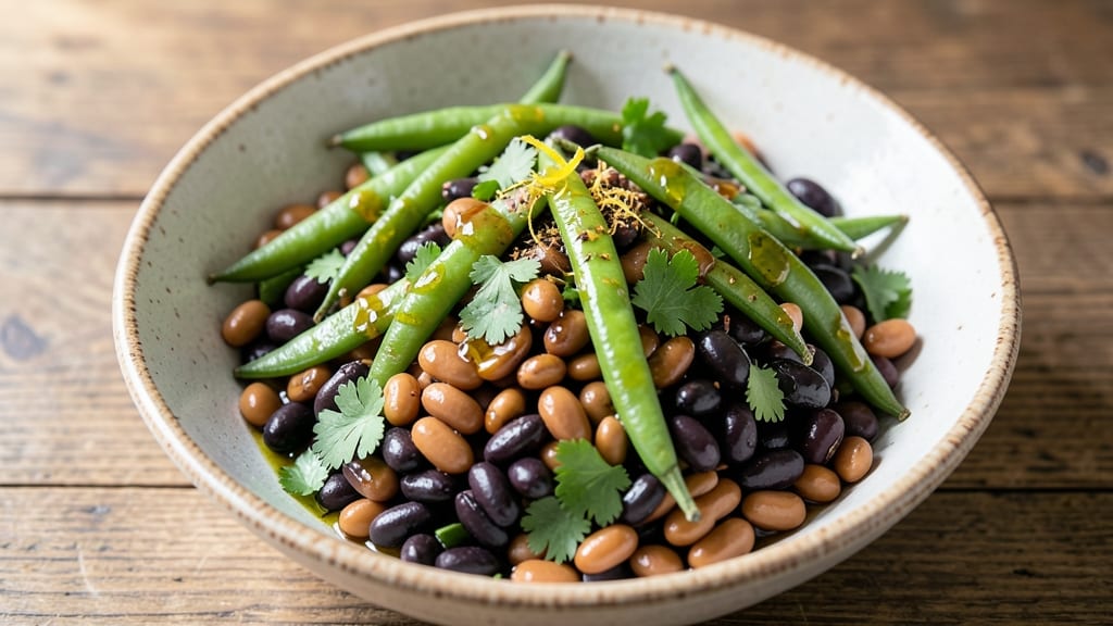 Three Bean Salad Recipe With Wax Beans: Bright Green Crunch Meets Herby Vinaigrette