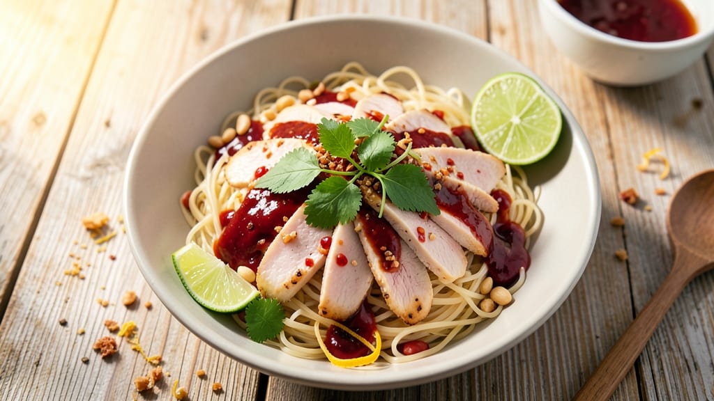 Cold Spicy Thai Noodle Salad Recipe: Zesty Lime and Chili Kick in 20 Minutes