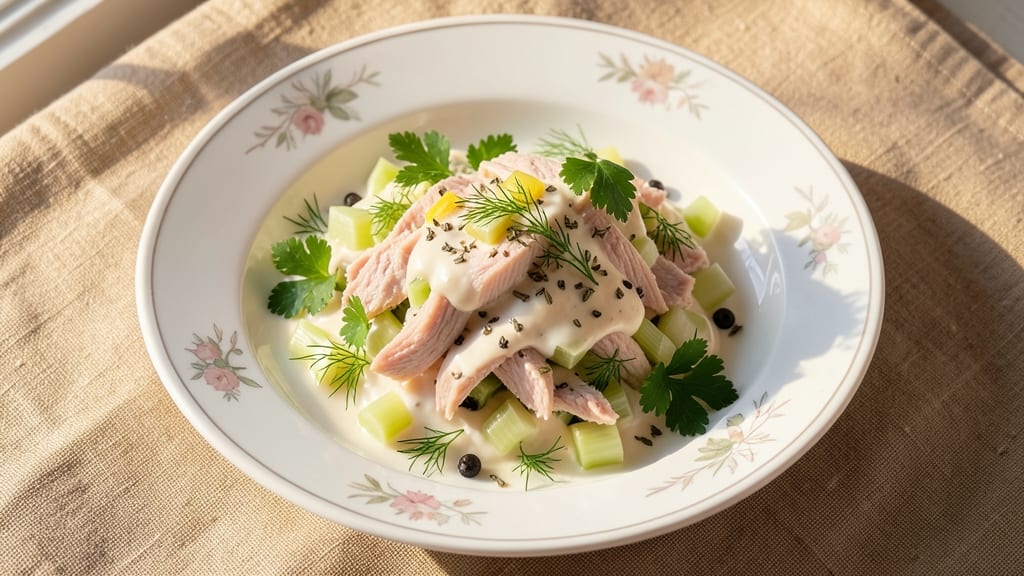 Amazing Tuna Salad Recipe: Crisp Celery Crowns and Smoky Herb Dressing Twist
